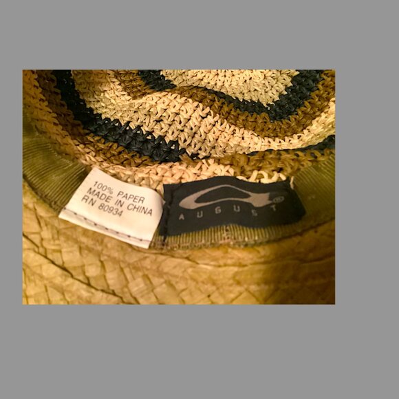 August Panama Style  Summer Hat